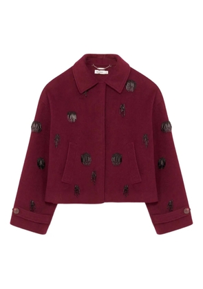 Simkhai Katya beaded-embellishment jacket - Red