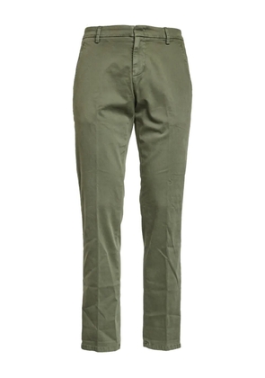 DONDUP Gaubert flat-front chinos - Green