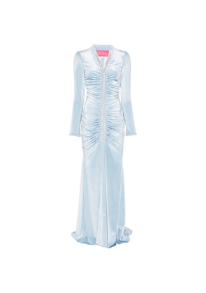 MIAU by Clara Rotescu Annik ruched dress - Blue