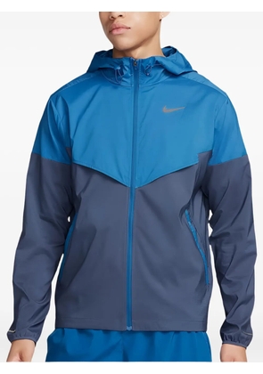 Nike Packable Windrunner chevron jacket - Blue