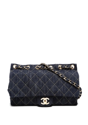 CHANEL Pre-Owned 2005-2006 quilted shoulder bag - Blue