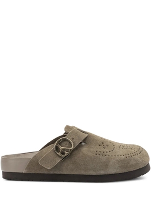 Needles Clog perforated mules - Neutrals