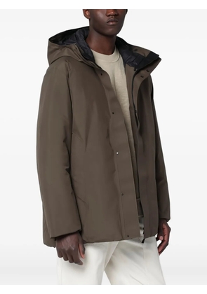 Goldwin hooded down jacket - Brown