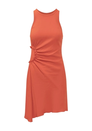 Victoria Beckham gathered mini dress - Orange