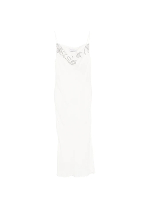 IRO Ophye embellishment slip midi dress - White