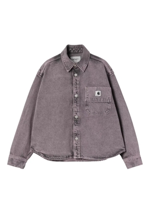 Carhartt WIP W' Georgia chest-pocket shirt jacket - Purple