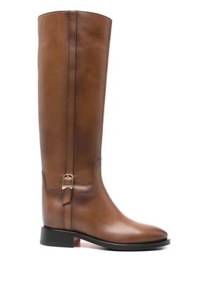 Santoni buckle-detail boots - Brown