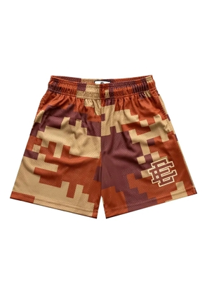 ERIC EMANUEL EE digi camo shorts - Brown