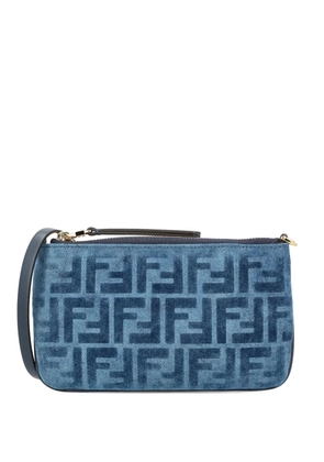 FENDI Baguette flat tote bag - Blue