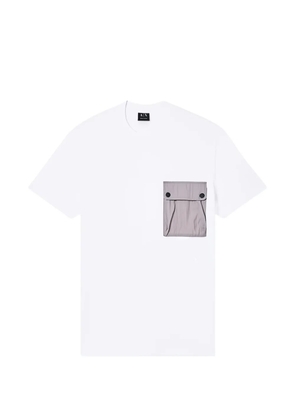 Armani Exchange patch-pocket T-shirt - White