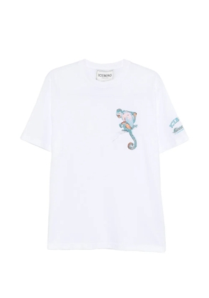Iceberg monkey-embroidered T-shirt - White