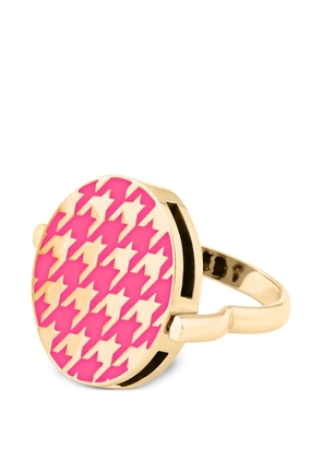 Luta enamel double-sided ring - Gold
