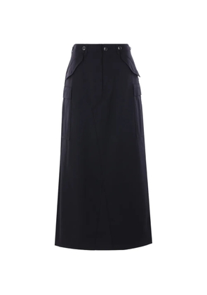 Junya Watanabe flap-pocket skirt - Black