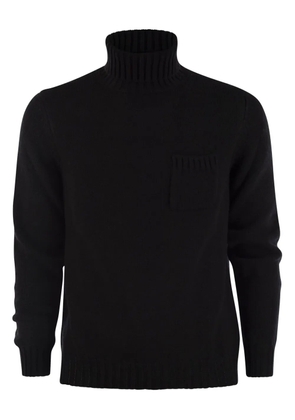 Fedeli wool blend sweater - Black