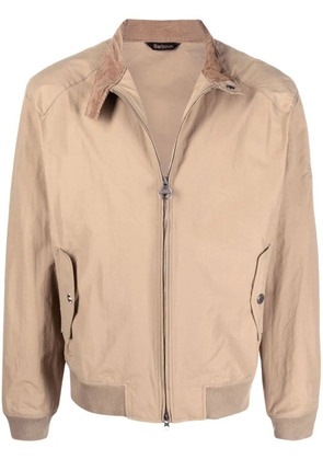 Barbour zip-up bomber jacket - Neutrals