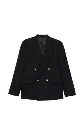 Lardini double-breasted blazer - Black