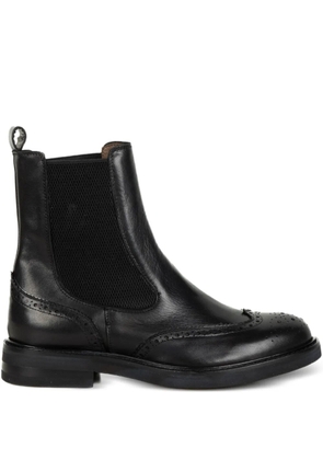 Delduca brogue duccio boots - Black