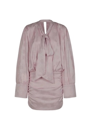 ROTATE BIRGER CHRISTENSEN ruffle long-sleeve dress - Pink