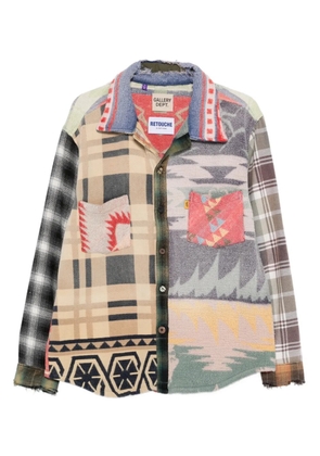 GALLERY DEPT. patchwork shirt - Neutrals