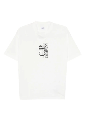 C.P. Company logo-print T-shirt - White