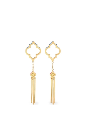 Luta Morocco enamel earrings - Gold