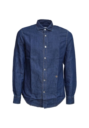 Jacob Cohën Chambray button closure shirt - Blue