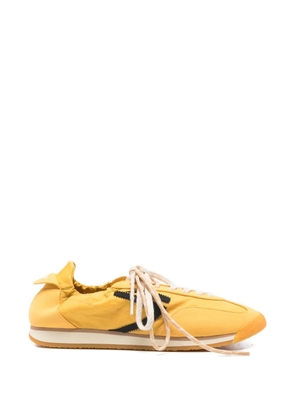 Puraai logo-detail sneakers - Yellow