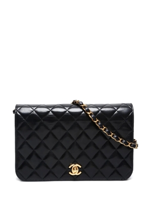 CHANEL Pre-Owned 2002-2003 quilted shoulder bag - Black