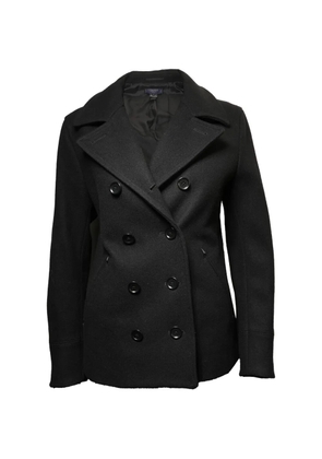 Loewe Pre-Owned 1990s double-breasted wool coat - Black