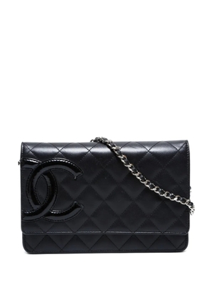 CHANEL Pre-Owned 2010-2011 Cambon Line Cahin cross-body bag - Black