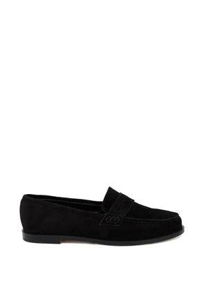 Manolo Blahnik Perrita round-toe loafers - Black