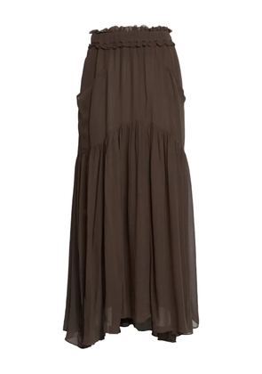 MARANT ÉTOILE Besma elasticated-waist maxi skirt - Brown