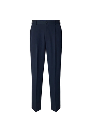SELECTED pleated trousers - Blue