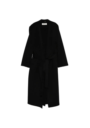 Róhe signature scarf coat - Black