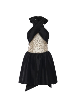 For Love And Lemons criss-cross mini dress - Black