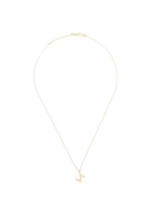 Missoma mini Curly Molten initial necklace - Gold