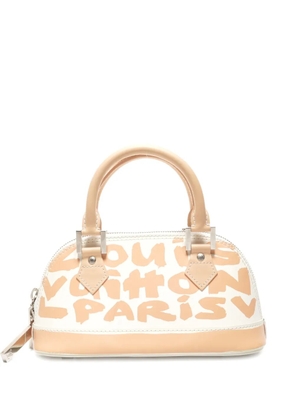 Louis Vuitton Pre-Owned 2001 Alma graffiti horizontal tote bag - White