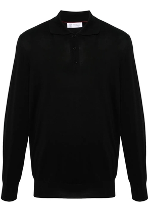 Brunello Cucinelli cotton polo shirt - Black