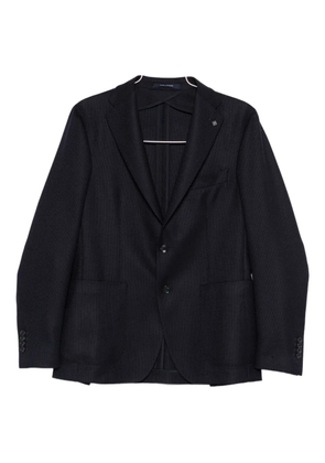 Tagliatore button virgin-wool jacket - Blue