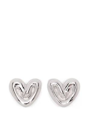 Missoma puffy-heart studs earrings - Silver
