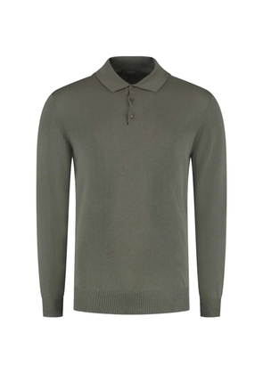 Zanone buttoned polo shirt - Green