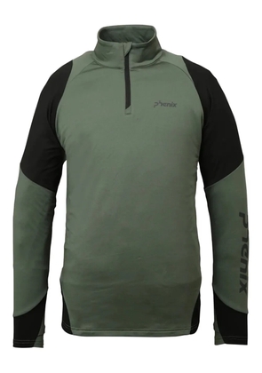PHENIX half-zip base layer - Green