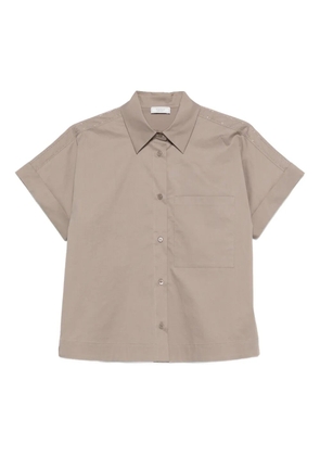 Peserico pocket embellished shirt - Neutrals