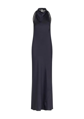 ROTATE BIRGER CHRISTENSEN lace-panel maxi dress - Blue
