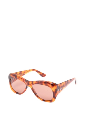 Port Tanger geometric sunglasses - Brown