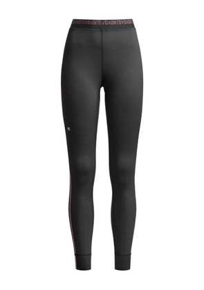 ORTOVOX 185 ROCK’N’ logo-waist base layer - Black