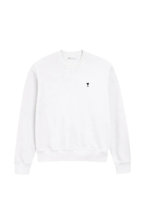 AMI Paris de Coeur monogram sweatshirt - White