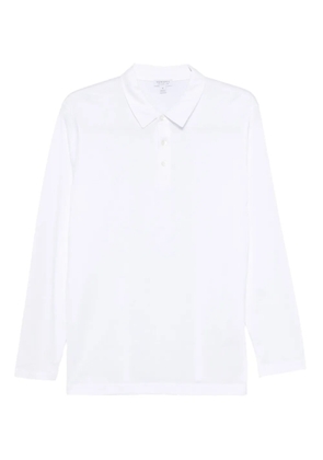 Sunspel buttoned polo shirt - White