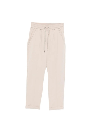 Brunello Cucinelli drawstring detail trousers - Neutrals