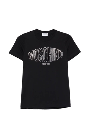 Moschino logo-embellished T-shirt - Black